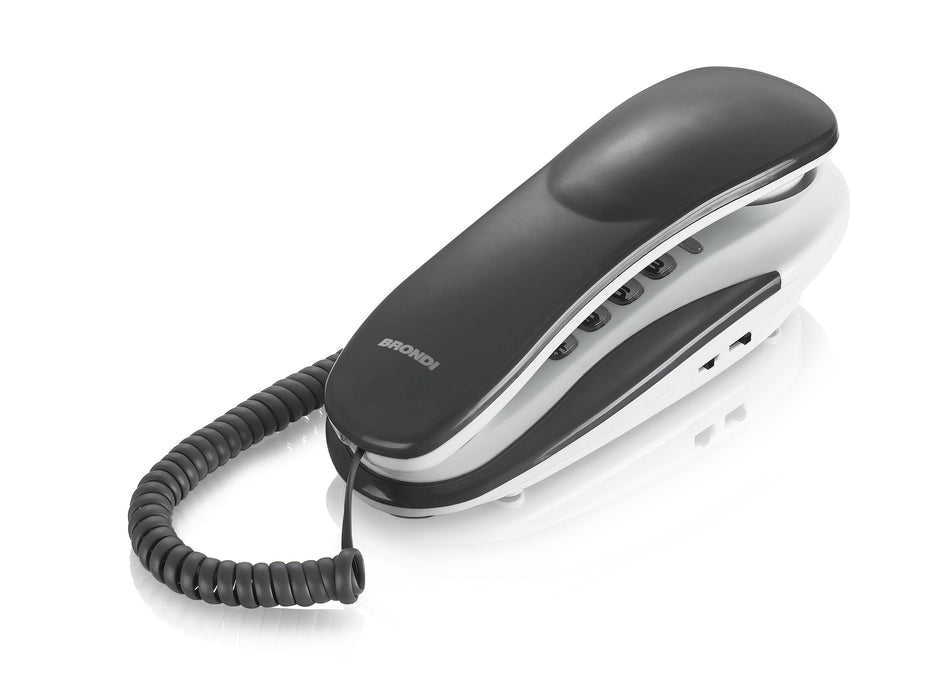 EAN 8015908707625 - Brondi Kenoby Teléfono analógico Gris, Blanco imagen 1