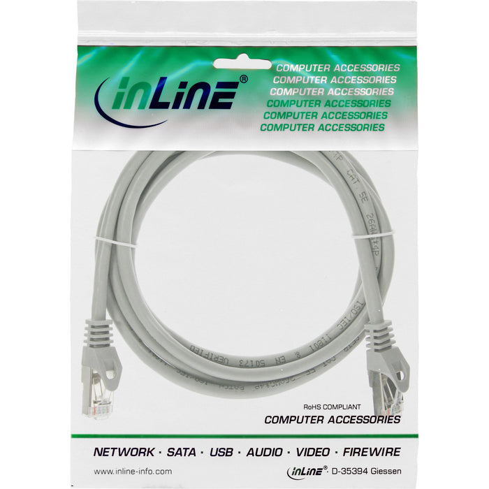 EAN 4043718008063 - InLine 72511L cable de red Gris 1 m Cat5e F/UTP (FTP) imagen 3