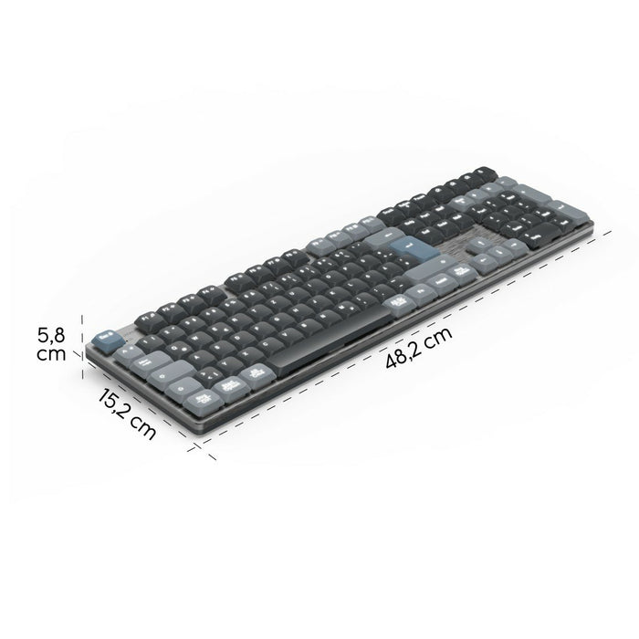 EAN 4047443520524 - Hama WK-800 teclado Hogar / Oficina Bluetooth QWERTZ Alemán Antracita, Negro, Azul imagen 9