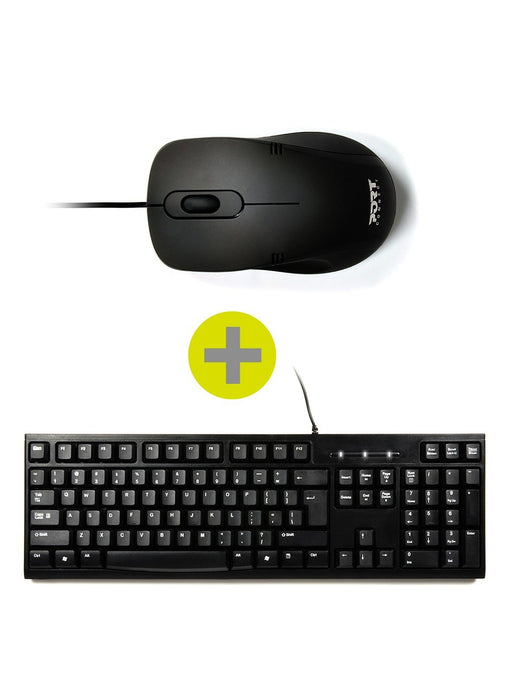 EAN 3567049009007 - Port Designs 900900 teclado Ratón incluido Oficina USB AZERTY Francés Negro imagen 1