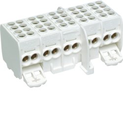 EAN 3250613780203 - Hager KH25C bloque de terminales 5P Blanco imagen 1