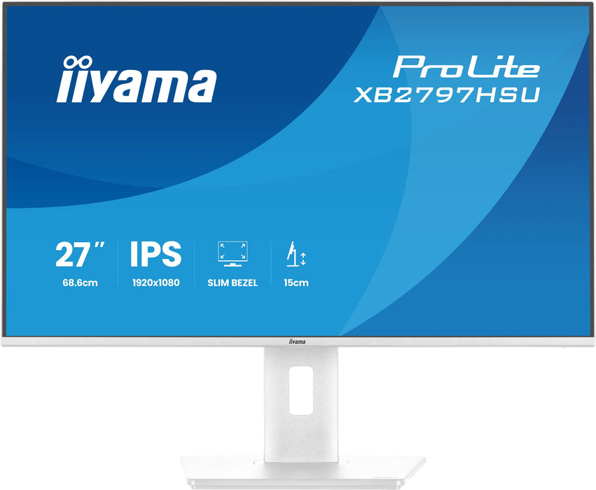 EAN 4948570125869 - iiyama ProLite XB2797HSU-W1 pantalla para PC 68,6 cm (27") 1920 x 1080 Pixeles Full HD LED Blanco imagen 3