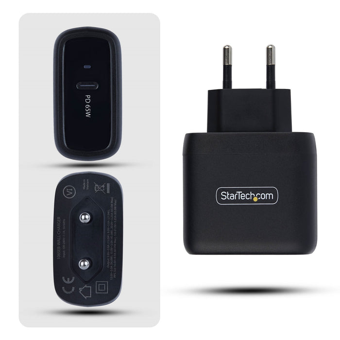 EAN 0065030937719 - StarTech.com 1065EB-WALL-CHARGER cargador de dispositivo móvil Universal Corriente alterna Carga rápida I imagen 3