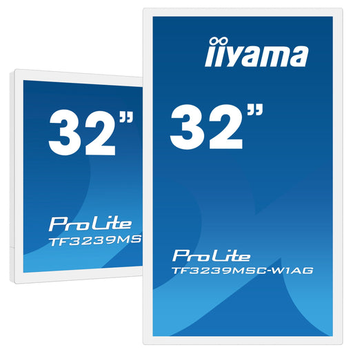 EAN 4948570118038 - iiyama TF3239MSC-W1AG pantalla de señalización 80 cm (31.5") LED 500 cd / m² Full HD Blanco Pantalla táct imagen 1