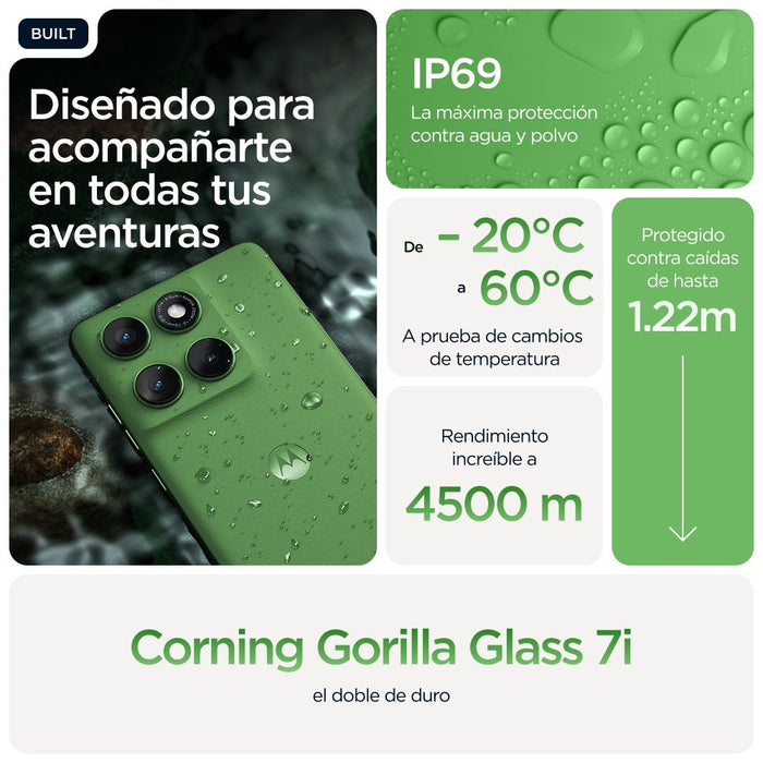 EAN 840023287213 - Motorola edge 60 16,9 cm (6.67") SIM doble Android 15 5G USB Tipo C 12 GB 512 GB 5200 mAh Verde imagen 17