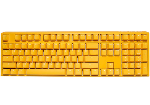 EAN 4710578309936 - Ducky One 3 Yellow Gaming Tastatur RGB LED - MX-Clear US teclado Juego USB Inglés de EE. UU. Amarillo imagen 1