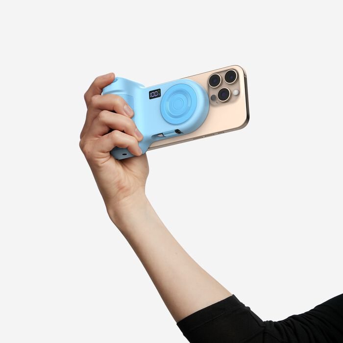 EAN 745883929818 - Belkin Stage PowerGrip Soporte activo para teléfono móvil Teléfono móvil/smartphone Azul claro imagen 4