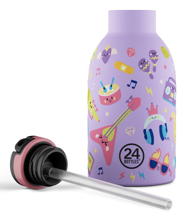 EAN 8059388263141 - 24Bottles Music Friends Uso diario 330 ml Acero inoxidable Multicolor, Púrpura imagen 4