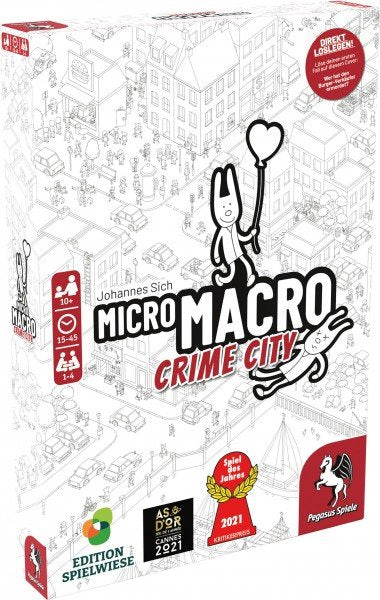 EAN 4250231728075 - Pegasus Spiele MicroMacro: Crime City Juego de mesa Deducción imagen 1