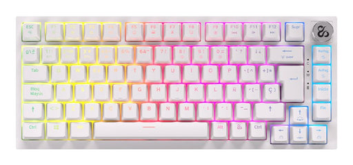 EAN 8435443704369 - Newskill Gaming Pyros Pro teclado Juego USB + RF Wireless + Bluetooth QWERTY Blanco imagen 1