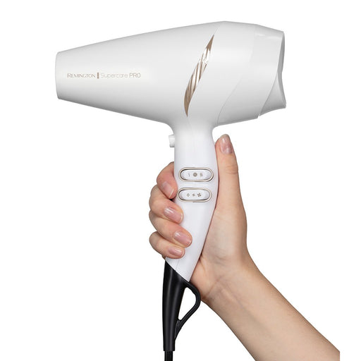 EAN 5038061113648 - Remington Supercare Pro 2200 AC secador 2200 W Negro, Blanco imagen 2