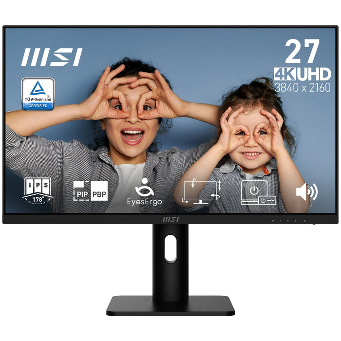 EAN 4711377373975 - MSI PRO MP273UP E6 pantalla para PC 68,6 cm (27") 3840 x 2160 Pixeles 4K Ultra HD Negro imagen 1