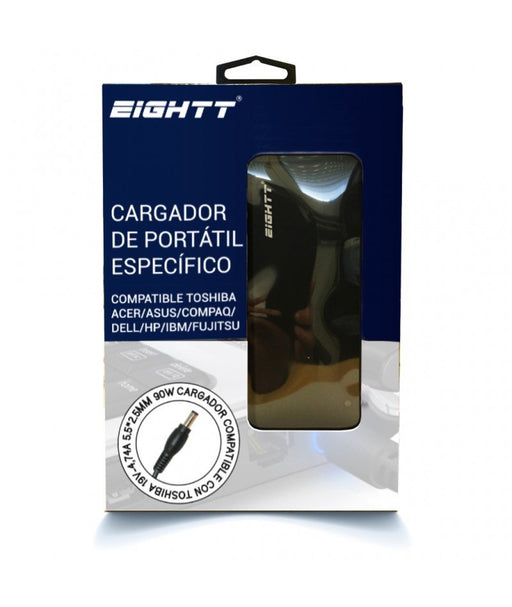 EAN 8425402170977 - Eightt ETO90 adaptador e inversor de corriente Universal 90 W Negroimagen 2)