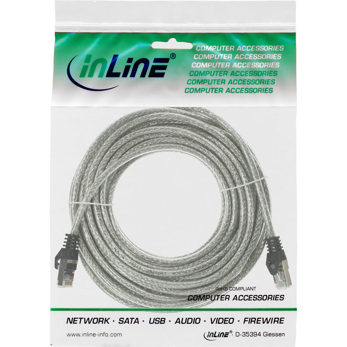 EAN 4043718114641 - InLine 72525T cable de red Transparente 25 m Cat5e SF/UTP (S-FTP) imagen 3
