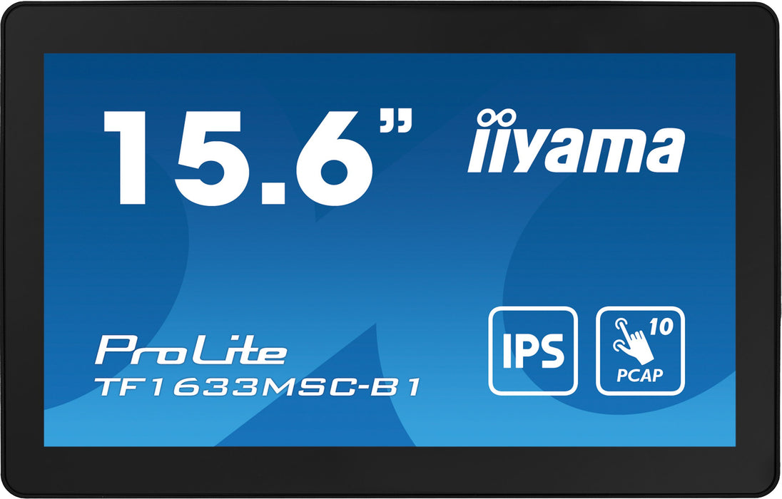 EAN 4948570122530 - iiyama ProLite TF1633MSC-B1 pantalla para PC 39,6 cm (15.6") 1920 x 1080 Pixeles Full HD Pantalla táctil  imagen 2