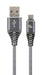 EAN 8716309106054 - Gembird CC-USB2B-AMCM-1M-WB2 cable USB USB 2.0 1,8 m USB A USB C Gris, Blanco imagen 1