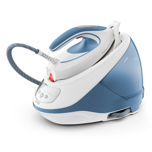 EAN 3121040077603 - Tefal Express Protect SV9202 2800 W 1,8 L Durilium AirGlide Autoclean soleplate Blanco, Azul imagen 1