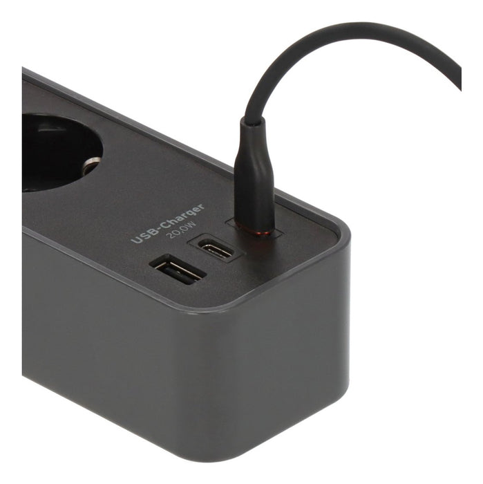 EAN 4007123697113 - Brennenstuhl 1153240216 base múltiple 1,5 m 4 salidas AC Interior Antracita, Negro imagen 5