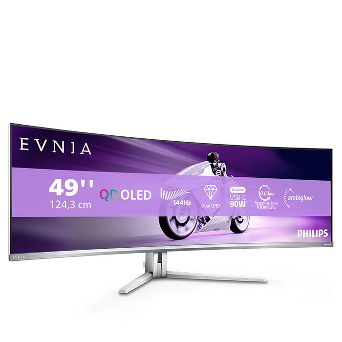 EAN 8712581803926 - Philips Evnia 8000 49M2C8900L/00 pantalla para PC 124,2 cm (48.9") 5120 x 1440 Pixeles Dual QHD QD-OLED B imagen 3
