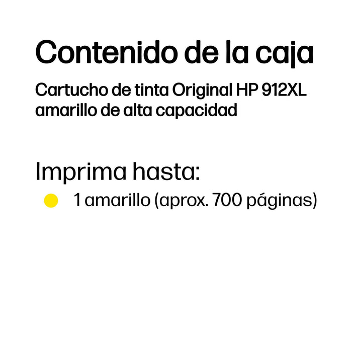 EAN 199764686817 - HP 912XL High Yield Yellow Original Ink Cartridge cartucho de tinta 1 pieza(s) Alto rendimiento (XL) imagen 3