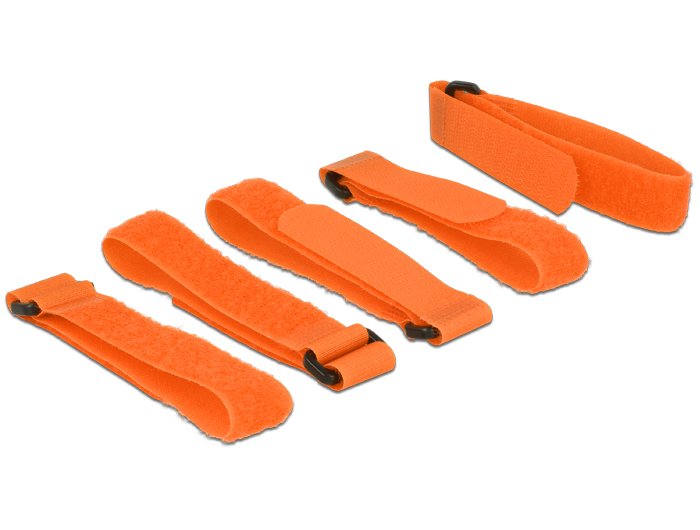 EAN 4043619187072 - DeLOCK 18707 velcro Naranja 5 pieza(s) imagen 1