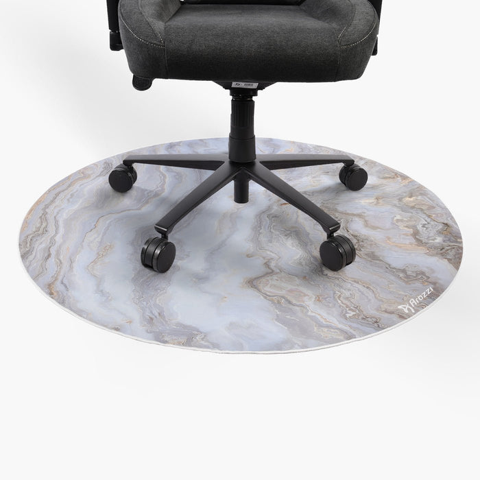 EAN 0850047390929 - Arozzi Zona Round Floor Pad Blanco, Color mármol Microfibra, Caucho imagen 4