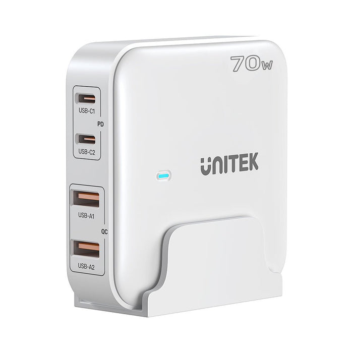 EAN 4894160051103 - UNITEK P1229AWH01-EU cargador de dispositivo móvil Universal Blanco Corriente alterna Carga rápida Interi imagen 1