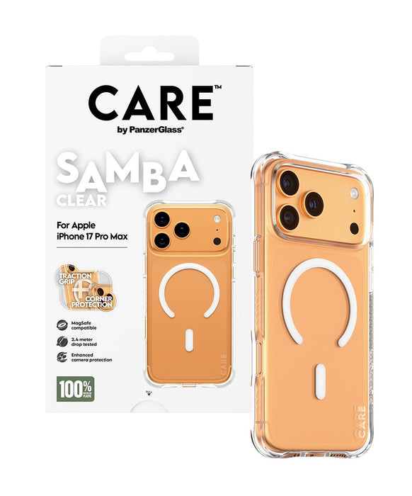 EAN 5715685027062 - PanzerGlass CARE™ by ® Samba Case Transparent w. White MagSafe iPhone 17 Pro Max funda para teléfono móvi imagen 5