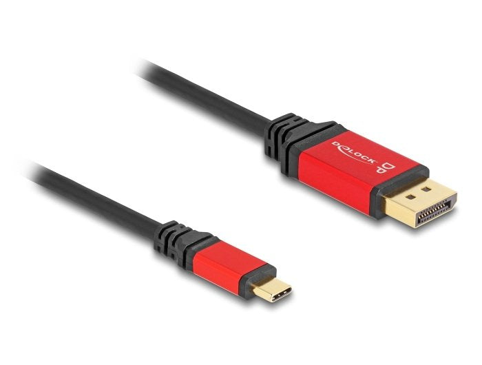 EAN 4043619800940 - DeLOCK 80094 adaptador de cable de vídeo USB Tipo C Negro, Rojo imagen 1