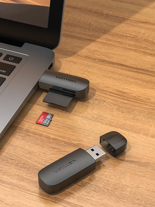 EAN 6922794755833 - Vention CLFB0 lector de tarjeta USB 3.2 Gen 1 (3.1 Gen 1) Negro imagen 3