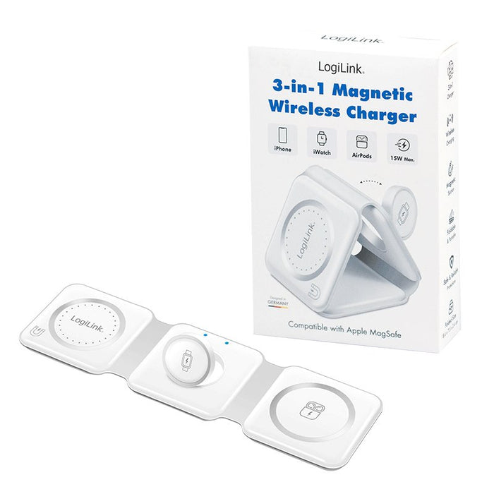 EAN 4052792075090 - LogiLink PA0344 cargador de dispositivo móvil Universal Blanco USB Cargador inalámbrico Carga rápida Inte imagen 9