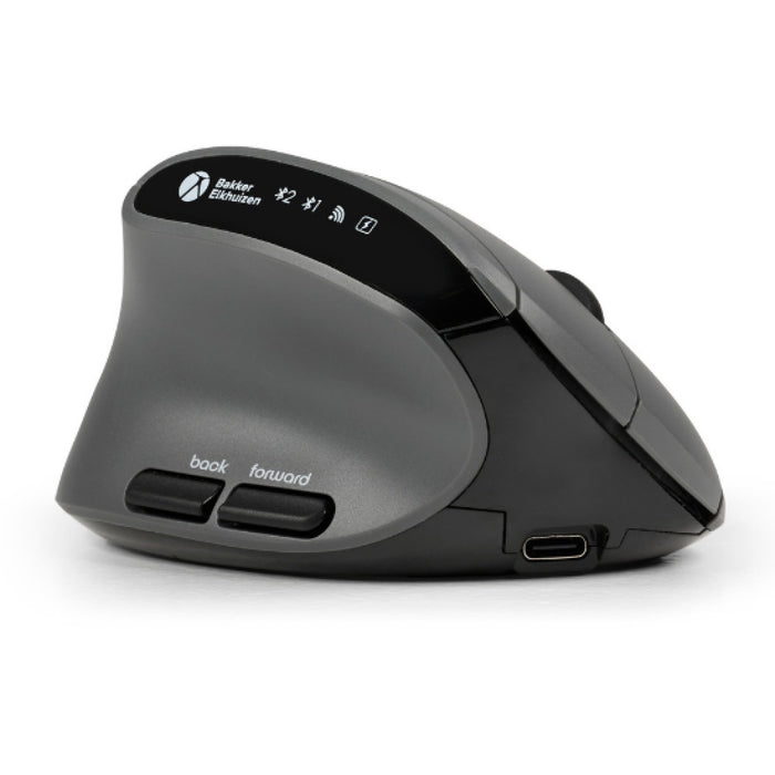 EAN 8719274677949 - BakkerElkhuizen MidWay ratón Oficina Izquierda RF Wireless + Bluetooth + USB Type-C Óptico 2400 DPI imagen 3
