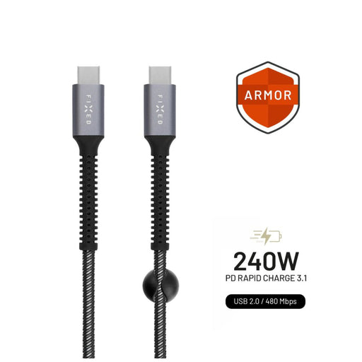 EAN 8591680161164 - FIXED FIXDA-CC2-GR cable USB USB 2.0 2 m USB C Gris imagen 1