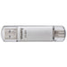 EAN 4047443414878 - Hama C-Laeta unidad flash USB 128 GB USB Type-A / USB Type-C 3.2 Gen 1 (3.1 Gen 1) Plata imagen 3