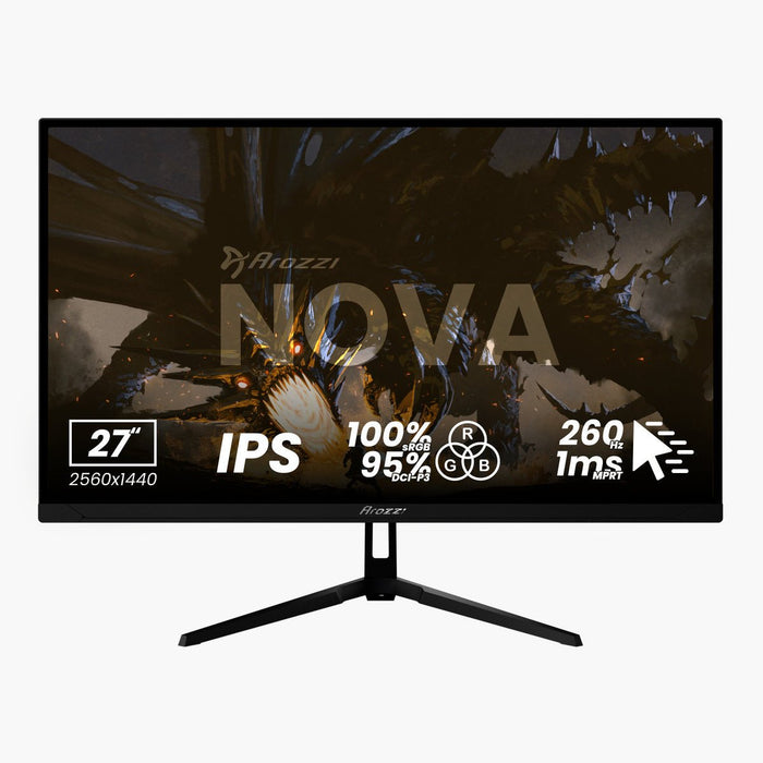 EAN 850081848172 - Arozzi Nova 27“ IPS 260Hz - Gaming Monitor pantalla para PC 68,6 cm (27") 2560 x 1440 Pixeles Quad HD LED  imagen 1