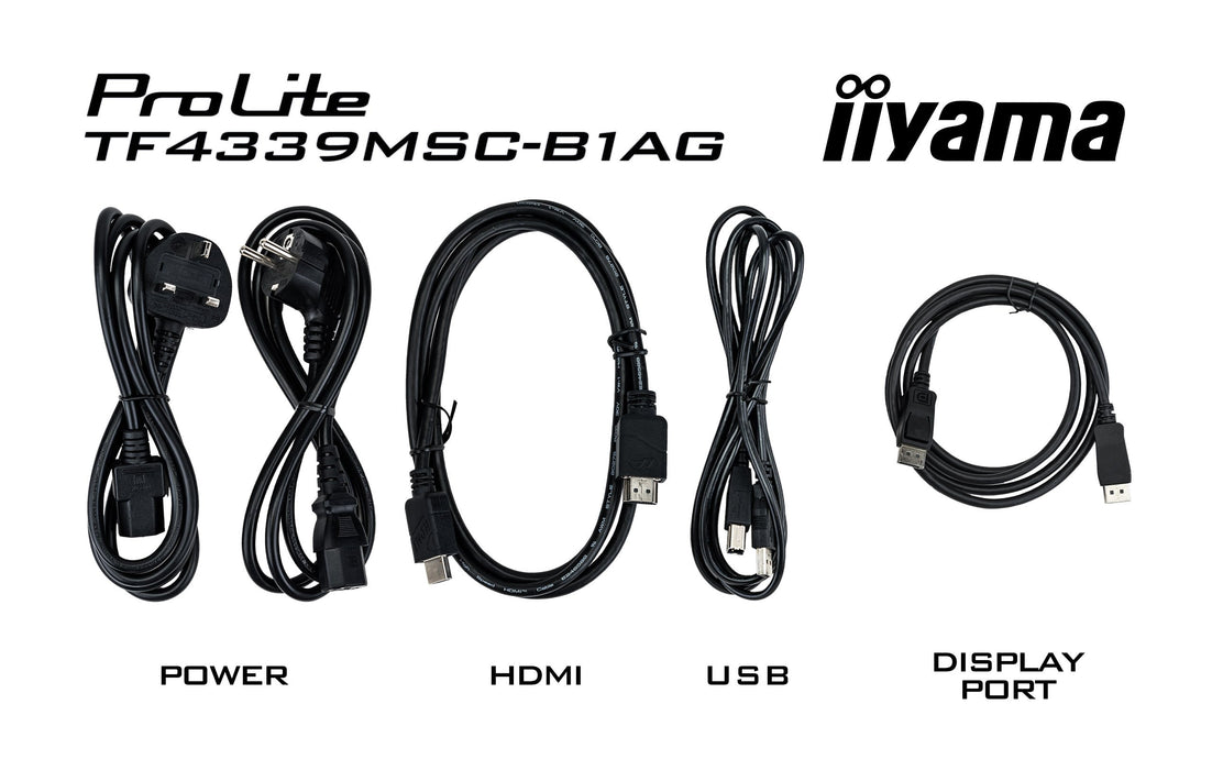 EAN 4948570118045 - iiyama TF4339MSC-B1AG pantalla de señalización 109,2 cm (43") LED 400 cd / m² Full HD Negro Pantalla táct imagen 17