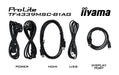 EAN 4948570118045 - iiyama TF4339MSC-B1AG pantalla de señalización 109,2 cm (43") LED 400 cd / m² Full HD Negro Pantalla táct imagen 17