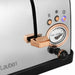 EAN 4260645681033 - Lauben LBN4ST1500BC tostadora 6 4 rebanada(s) 1500 W Negro, Acero inoxidable imagen 7