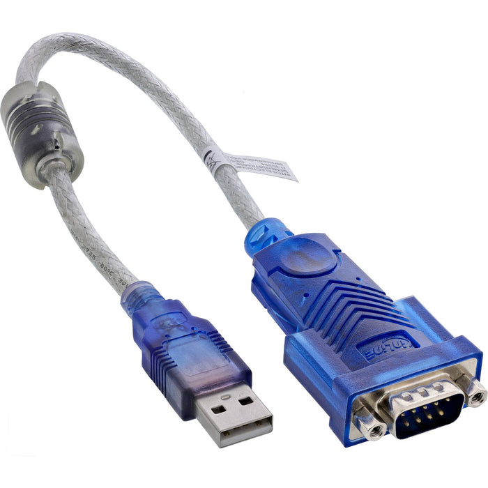 EAN 4043718111091 - InLine 4043718111091 USB Sub-D Azul, Gris, Transparente imagen 1