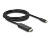 EAN 4043619805990 - DeLOCK 80599 adaptador de cable de vídeo 2 m USB Tipo C HDMI Negro imagen 1