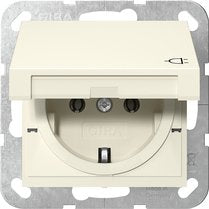 EAN 4010337094029 - GIRA 445401 toma de corriente Schuko Crema de color imagen 1