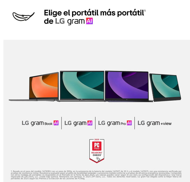 EAN 8806096466995 - LG Gram 15Z80T-G.AS58B ordenador portatil Copilot+ PC AMD Ryzen AI 5 340 Portátil 38,1 cm (15") Full HD 1 imagen 10