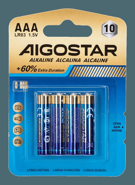 EAN 8433325359935 - Aigostar 8433325359935 pila doméstica Batería de un solo uso LR03, AAA Alcalino imagen 2