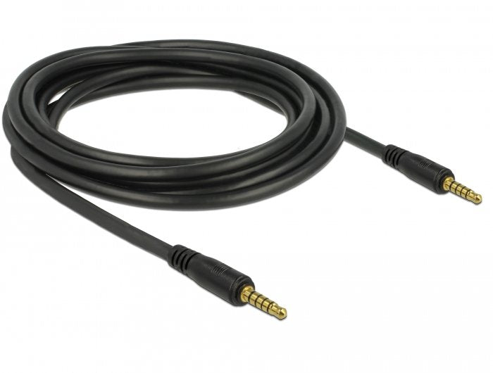 EAN 4043619856985 - DeLOCK 85698 cable de audio 3 m 3,5mm Negro imagen 2