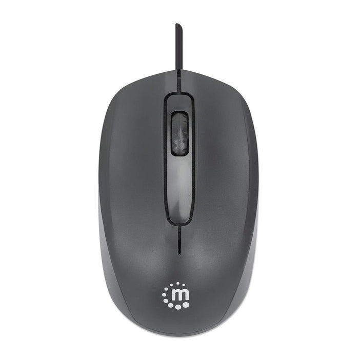EAN 0766623190190 - Manhattan 190190 ratón Oficina Ambidextro USB tipo A 1000 DPI imagen 3