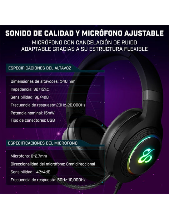 EAN 8435443703140 - Newskill Gaming Sobek Auriculares Alámbrico Diadema Juego USB tipo A Negro imagen 10