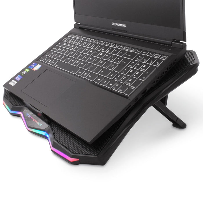 EAN 8436556141744 - Deep Gaming DG-NCP17-RBW almohadilla fría 43,9 cm (17.3") 800 RPM Negro imagen 2