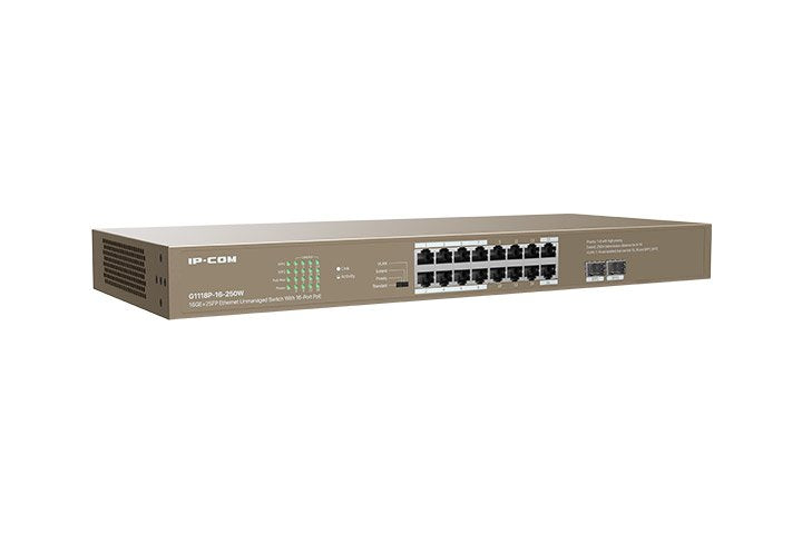 EAN 6932392831921 - IP-COM Networks G1118P-16-250W switch No administrado Gigabit Ethernet (10/100/1000) Energía sobre Ethern imagen 2