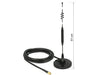 EAN 4043619124299 - DeLOCK 12429 antena para red Antena omnidireccional SMA 6 dBi imagen 1