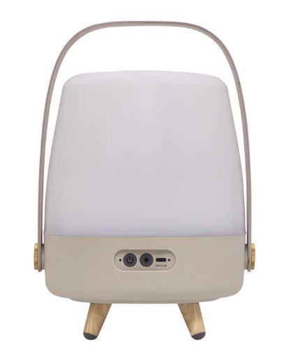 EAN 8720929080199 - Kooduu Lite-up PLAY Mini Altavoz monofónico portátil Arena, Blanco, Madera 8 W imagen 4